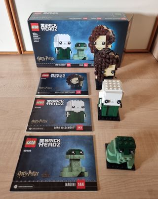 Lego BrickHeadz 40496 Bellatrix, Voldemort & Nagin