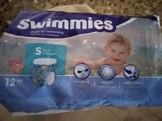 Pañales Swimmies (S) 7-13kg - 12uds regalo flotado