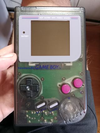 Game Boy gris pantalla ips