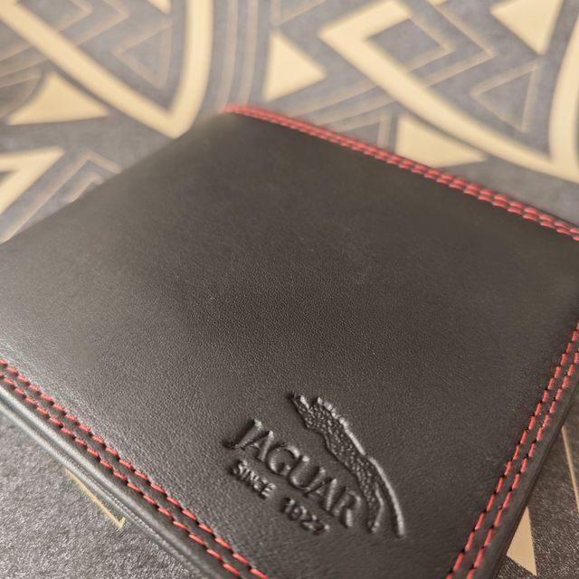 Cartera Jaguar negra de piel - NUEVA sin usar