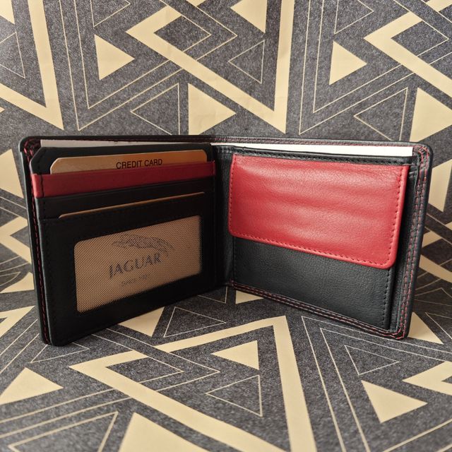 Cartera Jaguar negra de piel - NUEVA sin usar