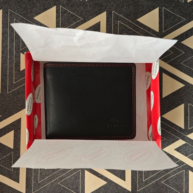 Cartera Jaguar negra de piel - NUEVA sin usar