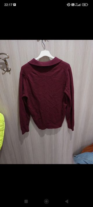 Maglione Uomo Rosso - Lana