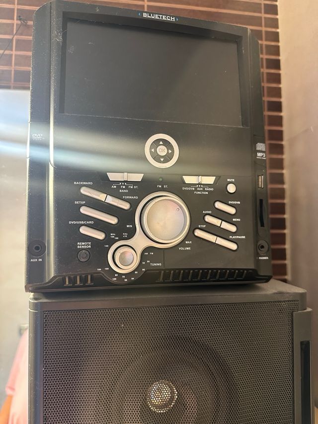 Reproductor DVD Bluetech con radio USB