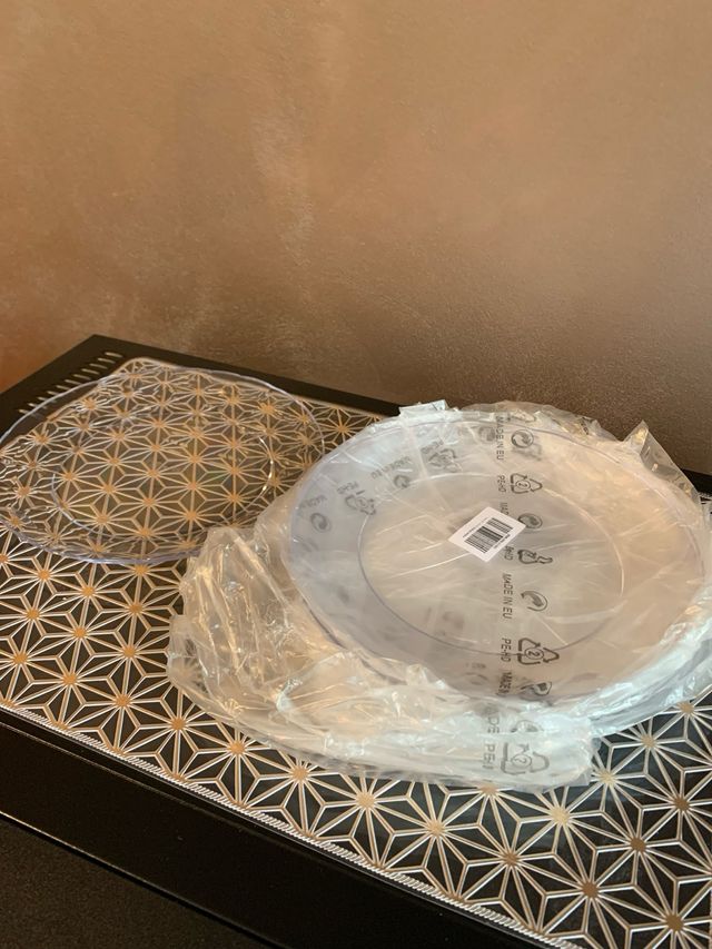 8 Piatti Trasparenti Tupperware