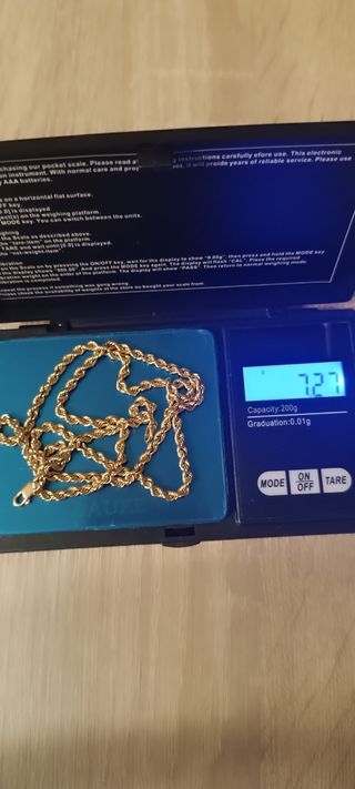 Cordón oro 18k - Salomónico