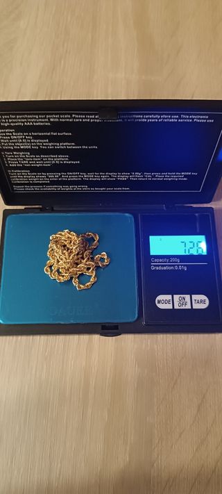 Cordón oro 18k - Salomónico