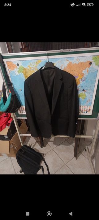 Giacca Uomo Elegante Nera DNA John . 
