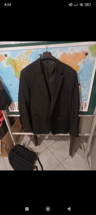 Giacca Uomo Elegante Nera DNA John . 
