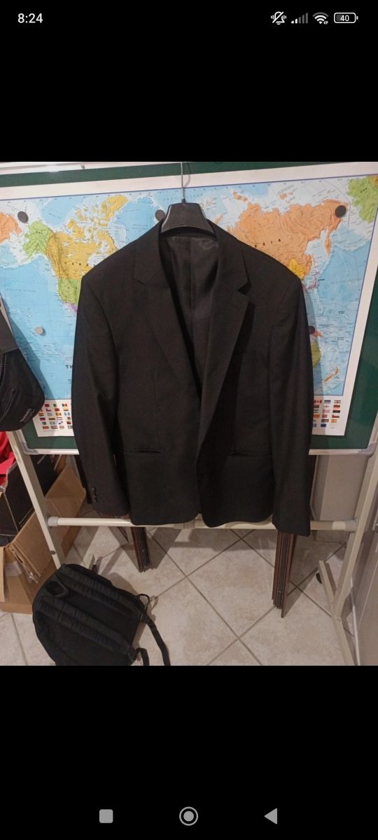 Giacca Uomo Elegante Nera DNA John .