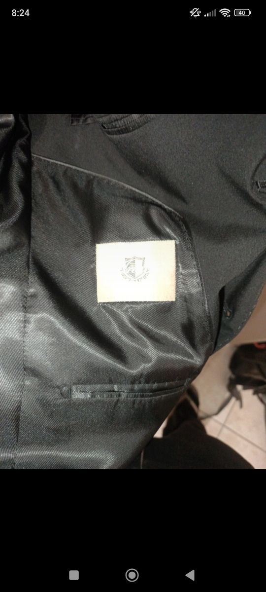 Giacca Uomo Elegante Nera DNA John .