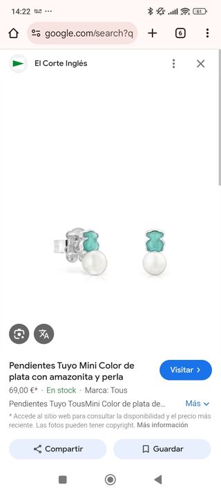 Pendientes Tous Mini Color