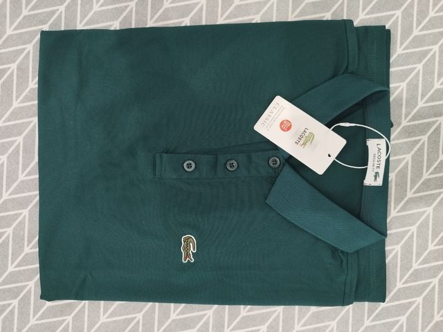 Polo Lacoste verde XL