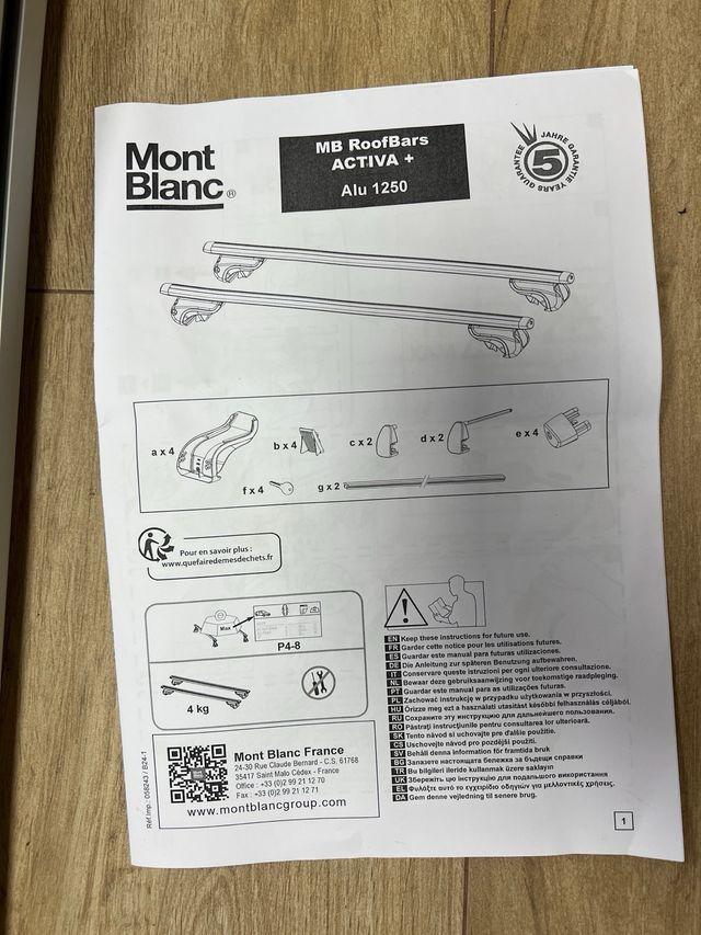 Barras portaequipajes Ford Puma (2020-2025) Baca