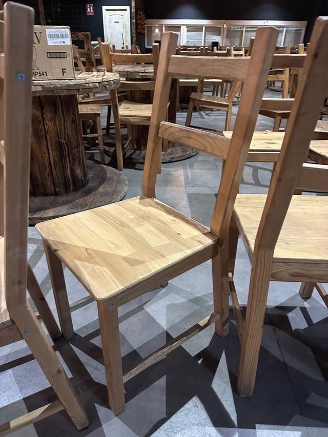 50 ULTIMAS Sillas de Madera Unidad 15€