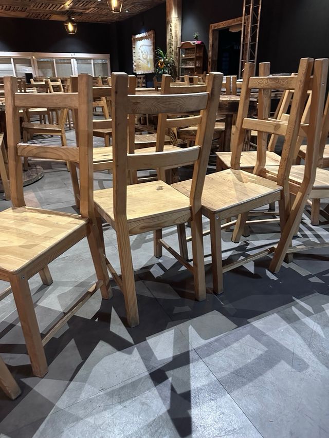 50 ULTIMAS Sillas de Madera Unidad 15€