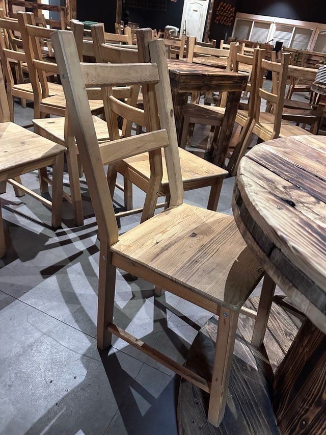 50 ULTIMAS Sillas de Madera Unidad 15€