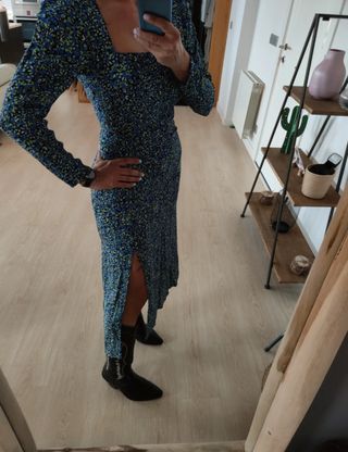 Vestido Bershka azul Talla S