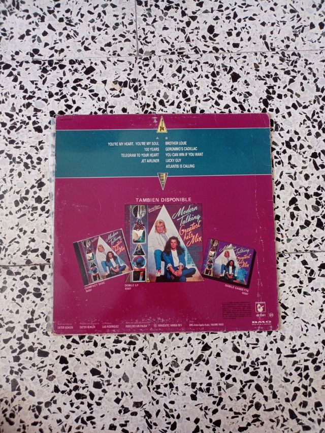 Vinilo Modern Talking Hits Mega Mix