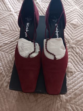 Sandalias Lodi color Rubí talla 38