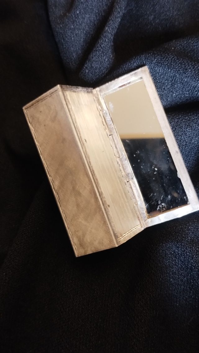 Porta rossetto vintage argento anni '20