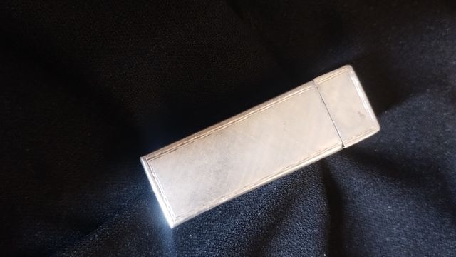 Porta rossetto vintage argento anni '20