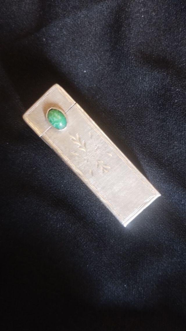 Porta rossetto vintage argento anni '20