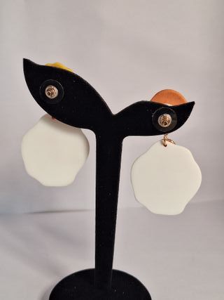 Pendientes originales con cierre de plata