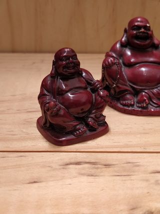 3 Budas Sonrientes de Resina
Años 80 buda