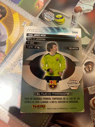 Cromos Messi 