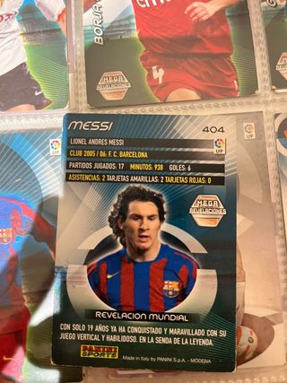 Cromos Messi 