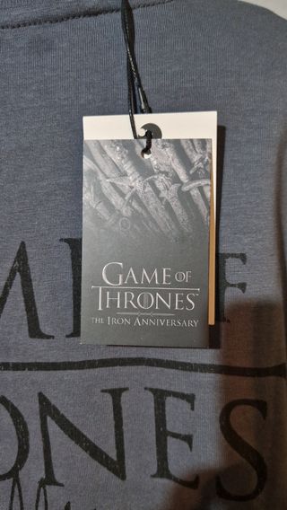 Camiseta Juego de Tronos Gris Talla S