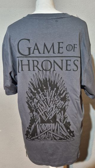 Camiseta Juego de Tronos Gris Talla S