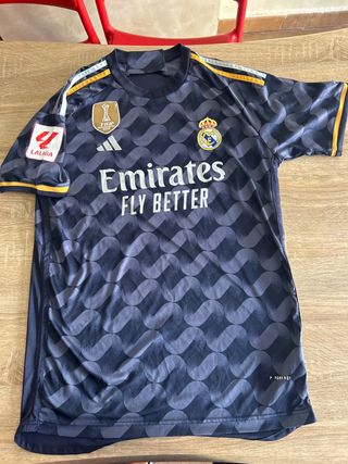 Camiseta Real Madrid Adidas Negra Gris