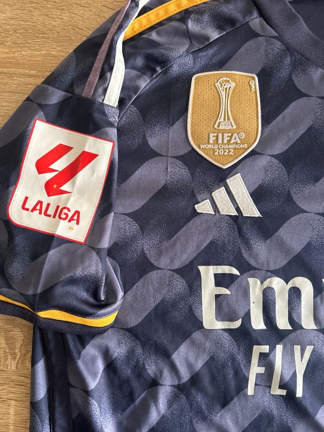 Camiseta Real Madrid Adidas Negra Gris