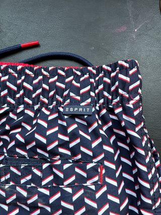 Bañadores hombre azul y blanco