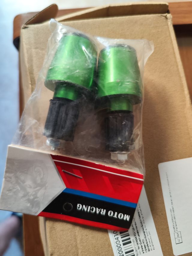 Manetas PCX + Tapones Puños Verde