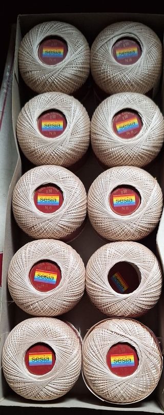 Filato Sesia cotone n.8 perlato