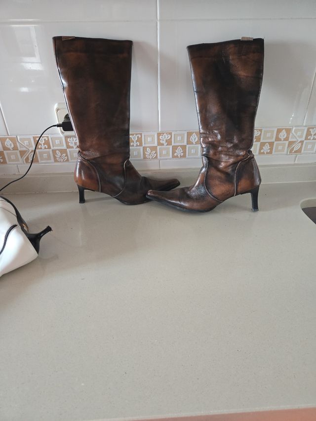 Botas altas Mustang marrón