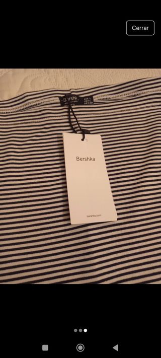 Vestido rayas Bershka - Talla L