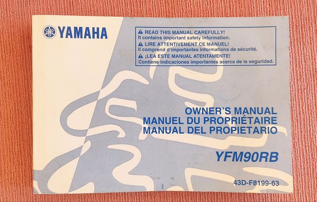 Manual Yamaha YFM90RB