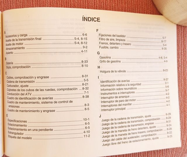 Manual Yamaha YFM90RB