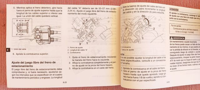 Manual Yamaha YFM90RB