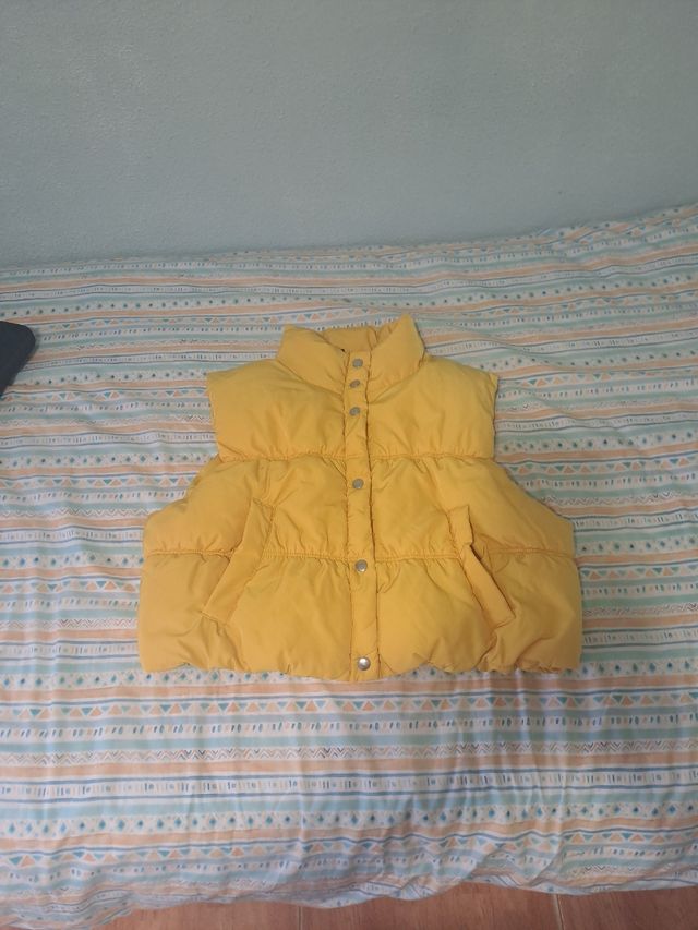 Gilet trapuntato giallo