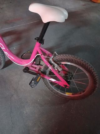 Bicicleta niña 4-8 años 16 pulgadas