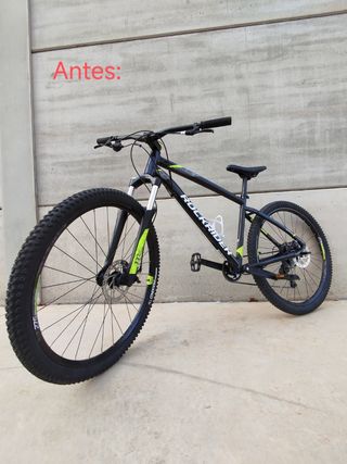 Bicicleta Rockrider 530st personalizada