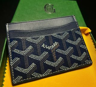 Tarjetero Goyard Azul