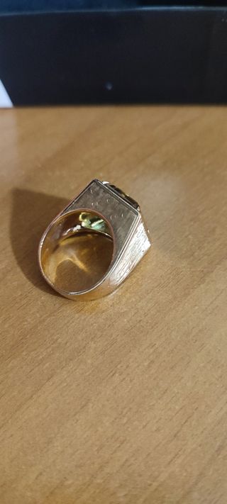 Anello vintage oro giallo 18k