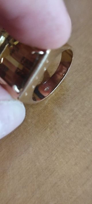 Anello vintage oro giallo 18k