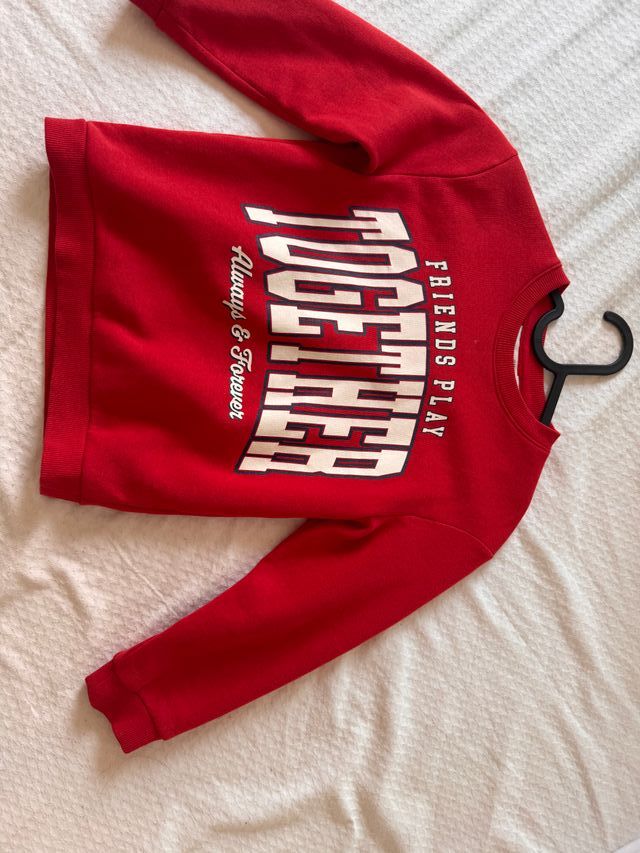 Chandales H&M niño - rojo y beige